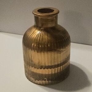 Elegant Gold Glass Vase